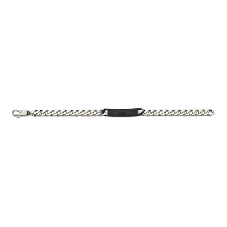 Bracciale Catena con Targhetta GG Argento-Bracciali-GUCCI-Gioielleria Granarelli