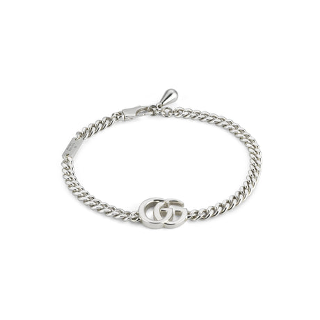 Bracciale GG Marmont Catena con GG in Argento-Bracciali-GUCCI-Gioielleria Granarelli