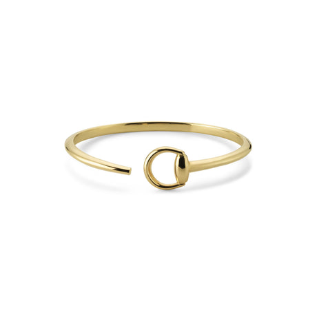 Bracciale Horsebit Rigido Bangle in Oro Giallo-Bracciali-GUCCI-Gioielleria Granarelli