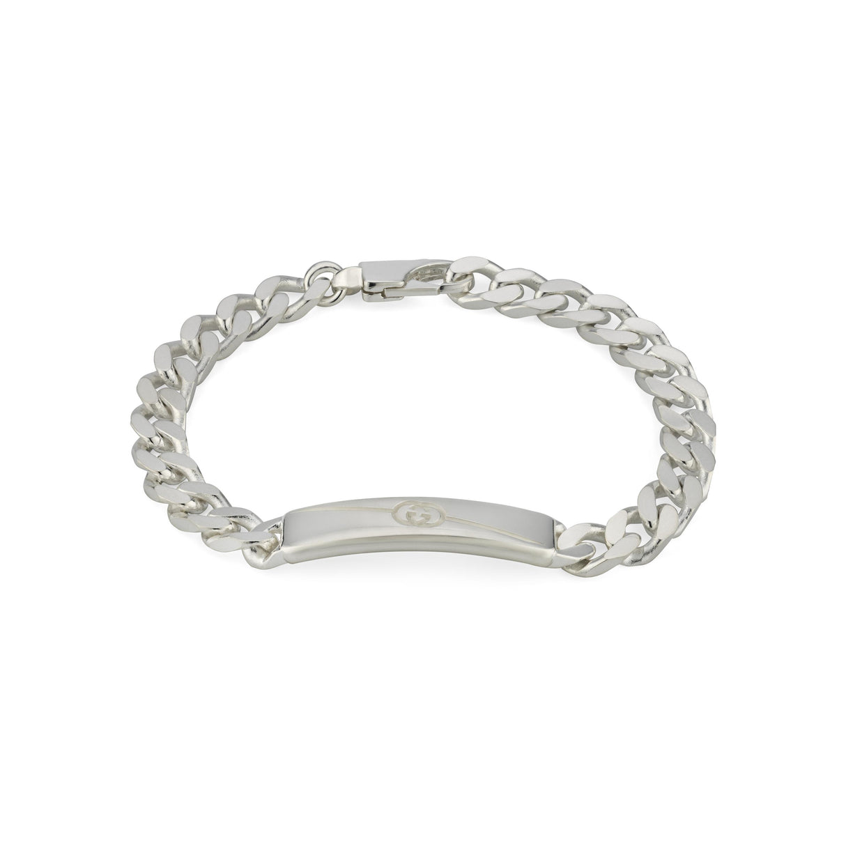 Bracciale Piastra con Incrocio GG Diagonale-Bracciali-GUCCI-Gioielleria Granarelli