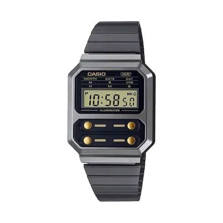 CASIO VINTAGE A100WEGG-1A2EF-Orologi-CASIO- [SKU] -Gioielleria Granarelli