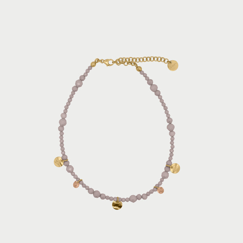 Cavigliera Oro Con Ciondolo Regina Di Picche – Catena Serpente Euro – Sexy Jewels UK