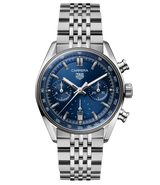 Carrera Automatico Chronograph Blu 39 mm Acciaio