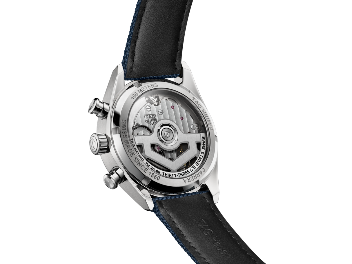 Carrera Automatico Chronograph Skipper Blu 39 mm