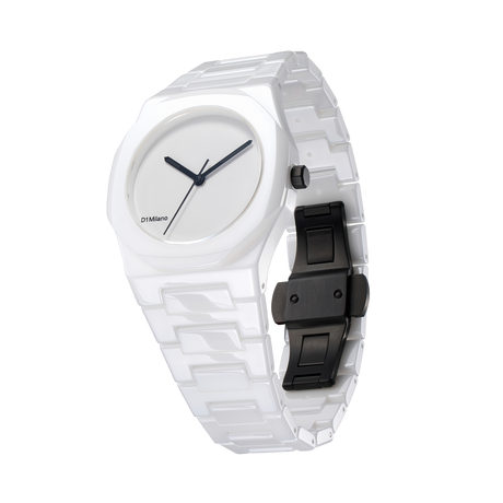 Ceramica Pure White 37mm-Orologi-D1 MILANO-Gioielleria Granarelli