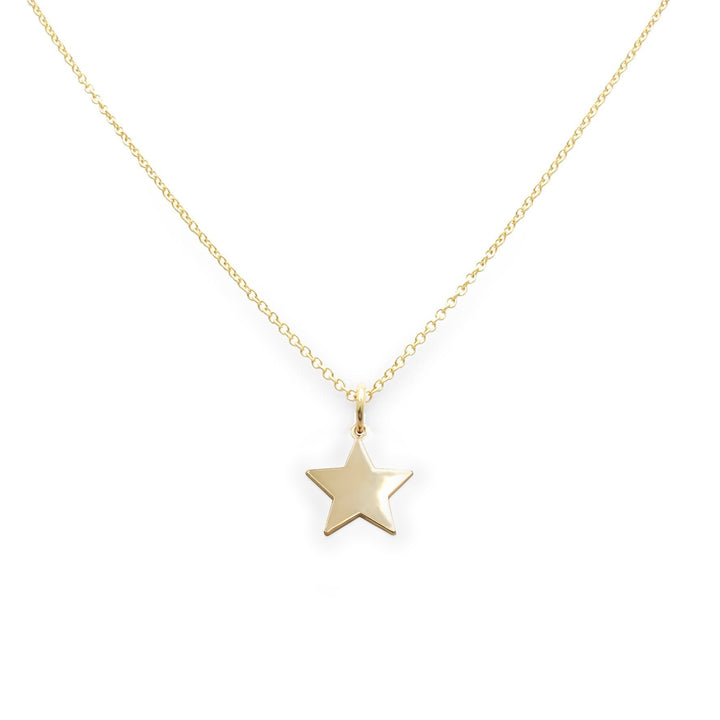 Collana con stella in Oro Giallo-Girocolli-GioGio-Gioielleria Granarelli