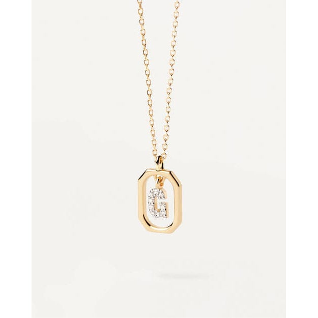 COLLANA CON LETTERA G MINI-Girocolli-PDPAOLA-Gioielleria Granarelli