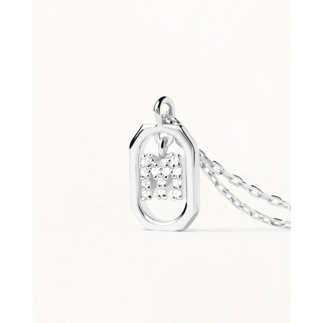 COLLANA CON LETTERA M MINI SILVER-PDPAOLA-CO02-524-U-Gioielleria Granarelli