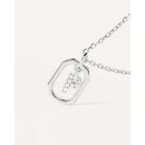 COLLANA CON LETTERA P MINI SILVER-PDPAOLA-CO02-527-U-Gioielleria Granarelli