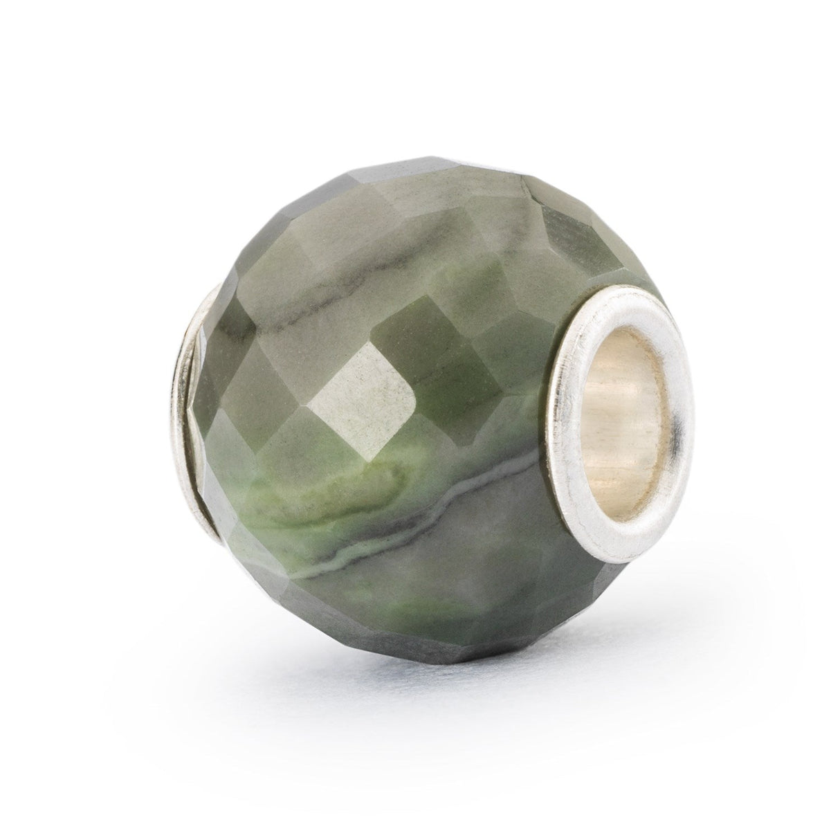 Calcite Verde Rotondo Sfaccettato-Beads-TROLLBEADS-Gioielleria Granarelli