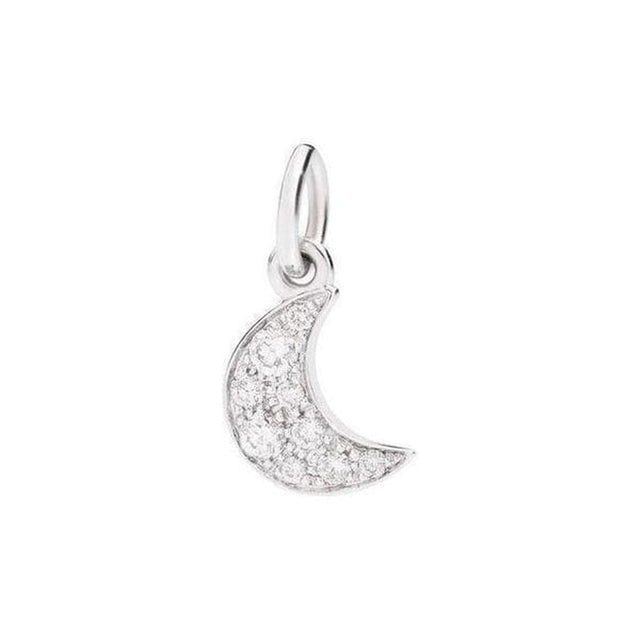 Charm DoDo Luna Prezioso con Diamanti Bianchi-Ciondoli-DODO- [SKU] -Gioielleria Granarelli