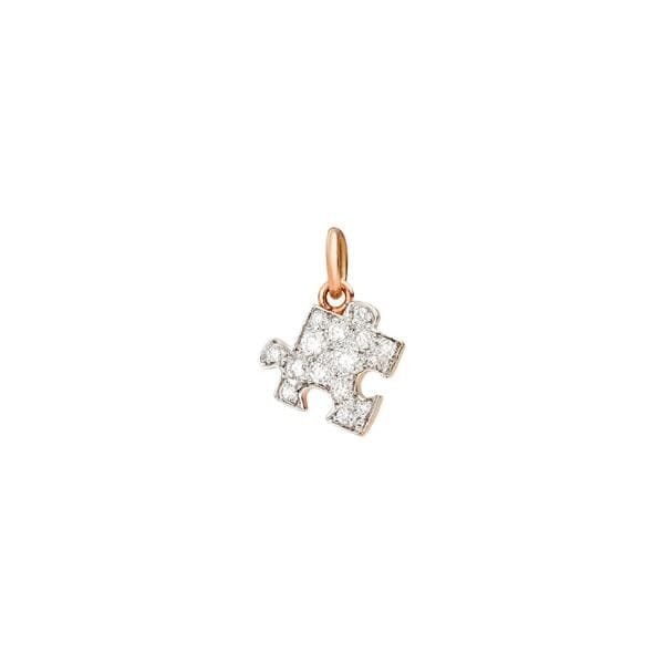 Ciondolo Puzzle Diamanti Bianchi-Ciondoli-DODO- [SKU] -Gioielleria Granarelli