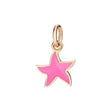 Charm DoDo Stella Marina Smalto Rosa Fluo-Ciondoli-DODO- [SKU] -Gioielleria Granarelli