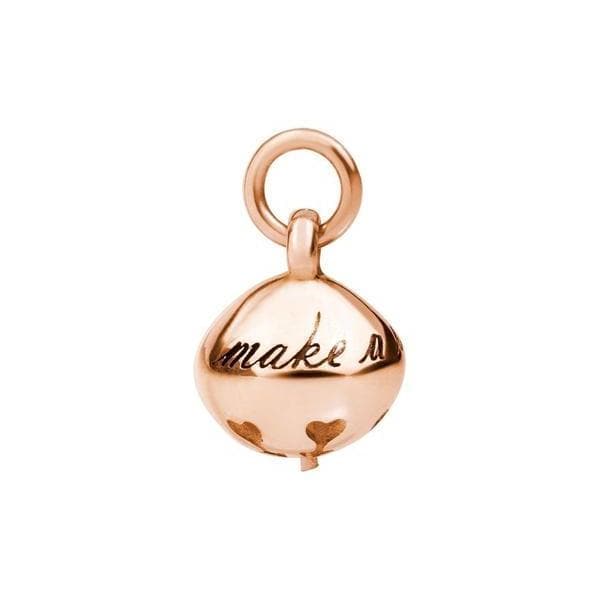 Charm Dodo Campanello Make a Wish Oro Rosa-Ciondoli-DODO- [SKU] -Gioielleria Granarelli