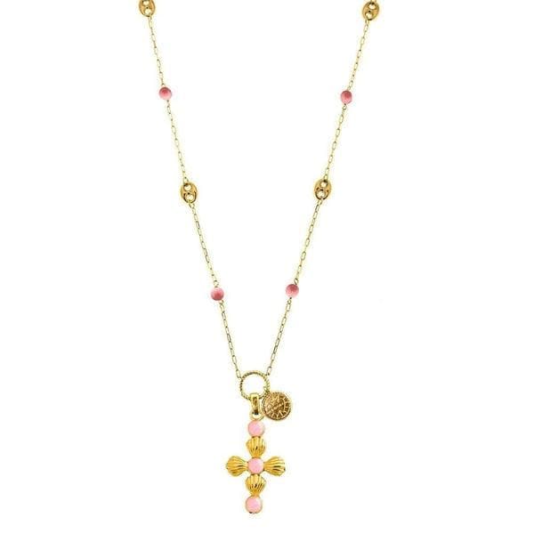 Collana Croce Holy-Ster-Girocolli-RUE DES MILLE- [SKU] -Gioielleria Granarelli