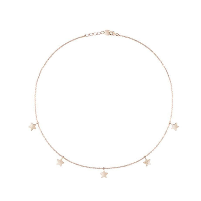 Collana Stelle Pendenti-Girocolli-SALVINI- [SKU] -Gioielleria Granarelli