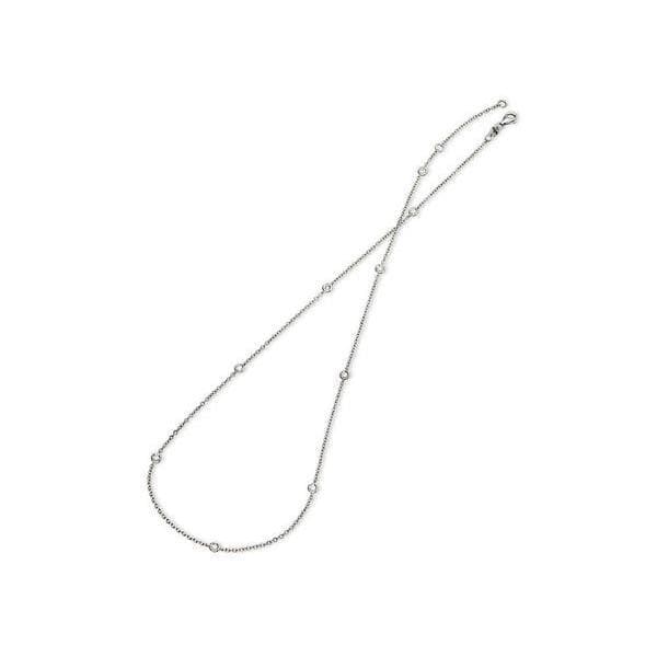 Collana Zefiro Crieri Oro Bianco GFAZEK015WGN420-Girocolli-CRIERI- [SKU] -Gioielleria Granarelli