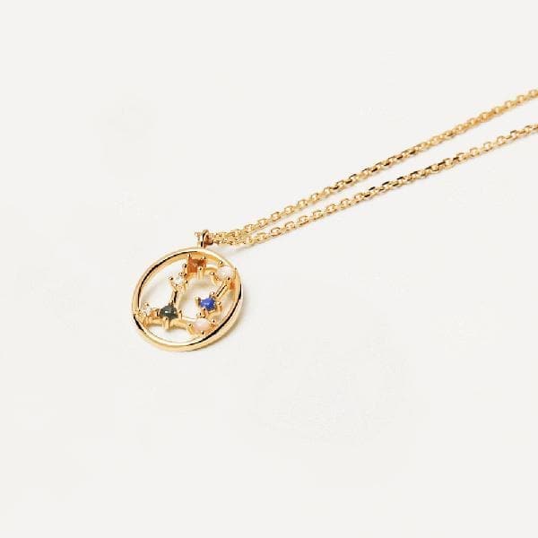 Collana Zodiaco Gemelli-Girocolli-PDPAOLA- [SKU] -Gioielleria Granarelli