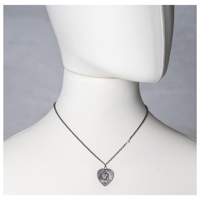 Collana con Ciondolo Cuore-Girocolli-AMLÈ- [SKU] -Gioielleria Granarelli