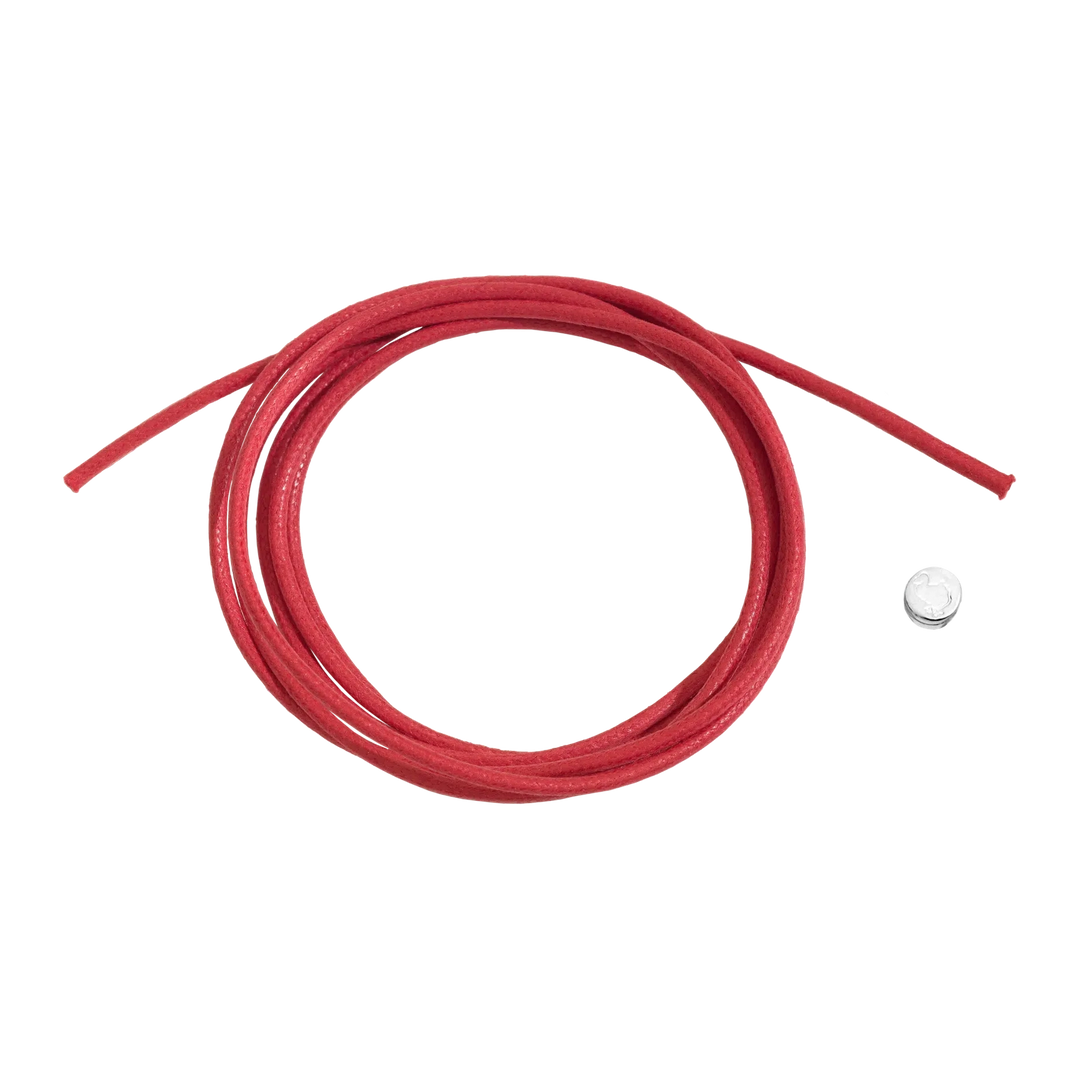 Componente DoDo Cordino Spesso Rosso-Bracciali-DODO- [SKU] -Gioielleria Granarelli