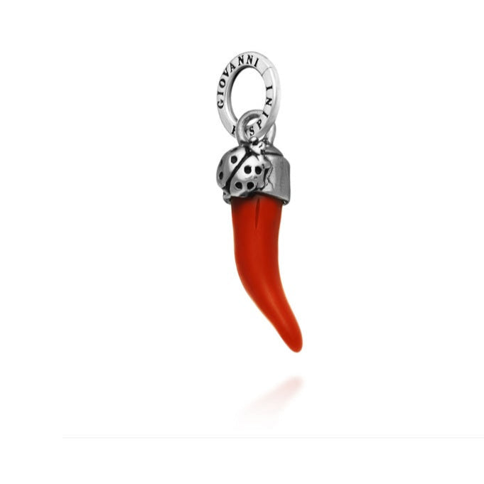 Charm Corno Rosso Coccinella