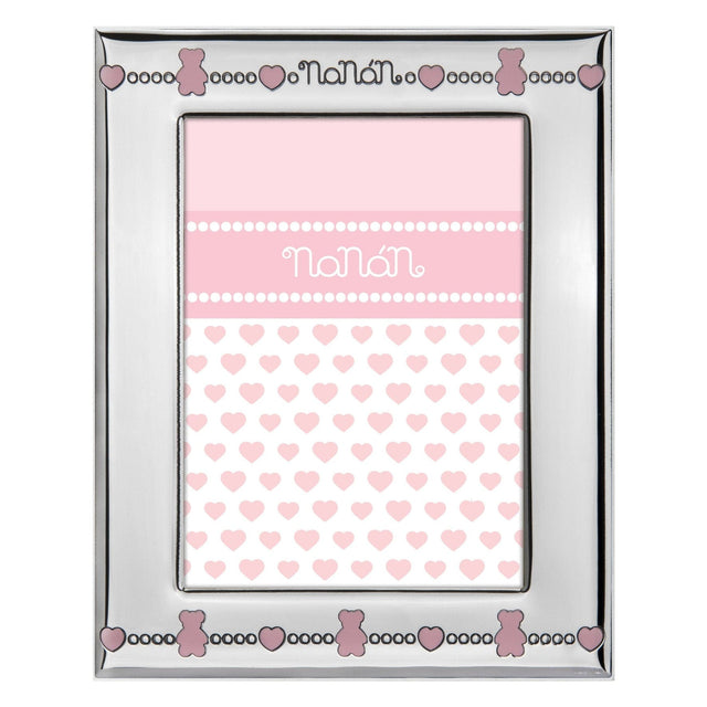 Cornice Tato e Cuori Rosa 13x18-Living-NANAN- [SKU] -Gioielleria Granarelli