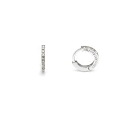 Orecchini Huggie Crystal