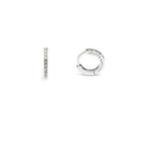 Orecchini Huggie Crystal