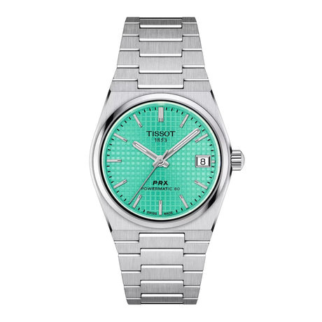 PRX Powermatic 80 Verde Acqua 35MM-Orologi-TISSOT-Gioielleria Granarelli