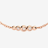 Bracciale DoDo Bollicine Oro Rosa e Diamanti