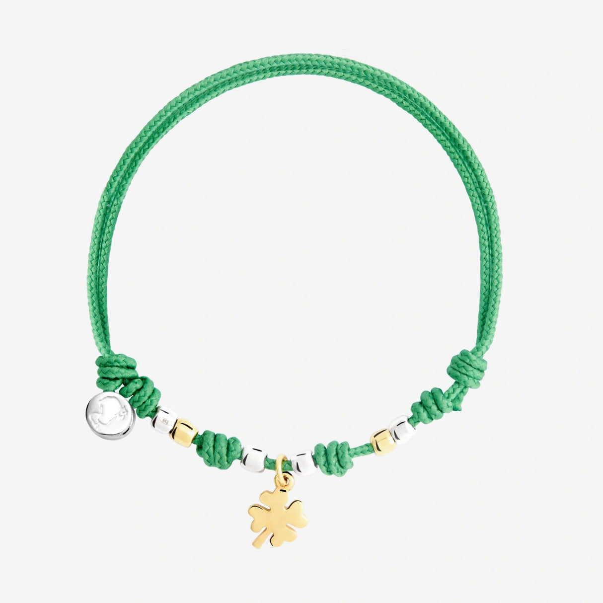 Bracciale Cordino Quadrifoglio-Bracciali-DODO-Gioielleria Granarelli
