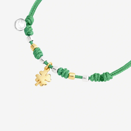 Bracciale Cordino Quadrifoglio-Bracciali-DODO-Gioielleria Granarelli