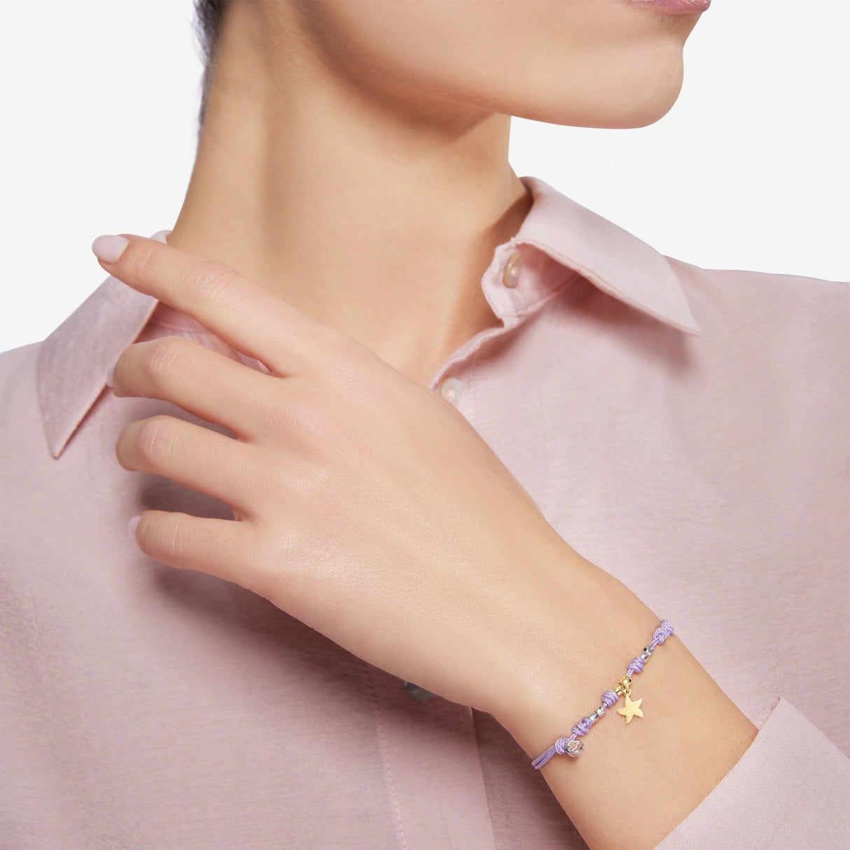 Bracciale Cordino Stellina-Bracciali-DODO-Gioielleria Granarelli