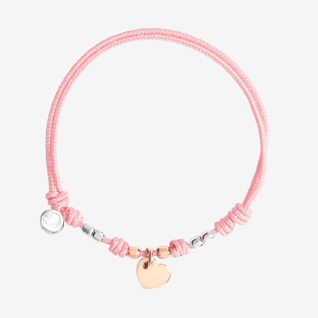 Bracciale Cordino Cuore-Bracciali-DODO-Gioielleria Granarelli