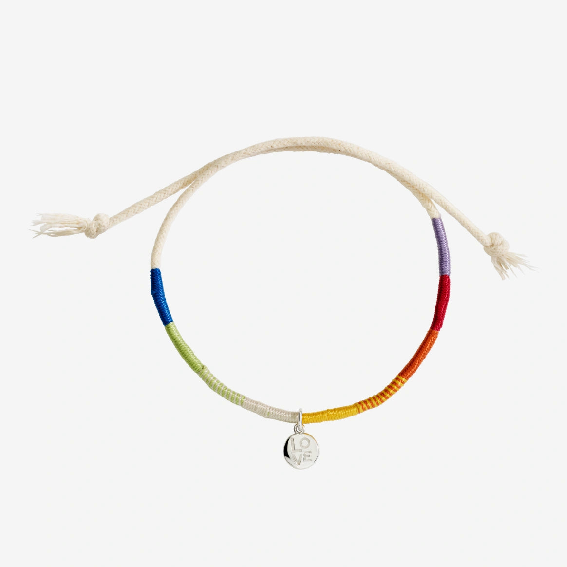 Bracciale DoDo LGBTQIA+ in Argento e Smalto Multicolor
