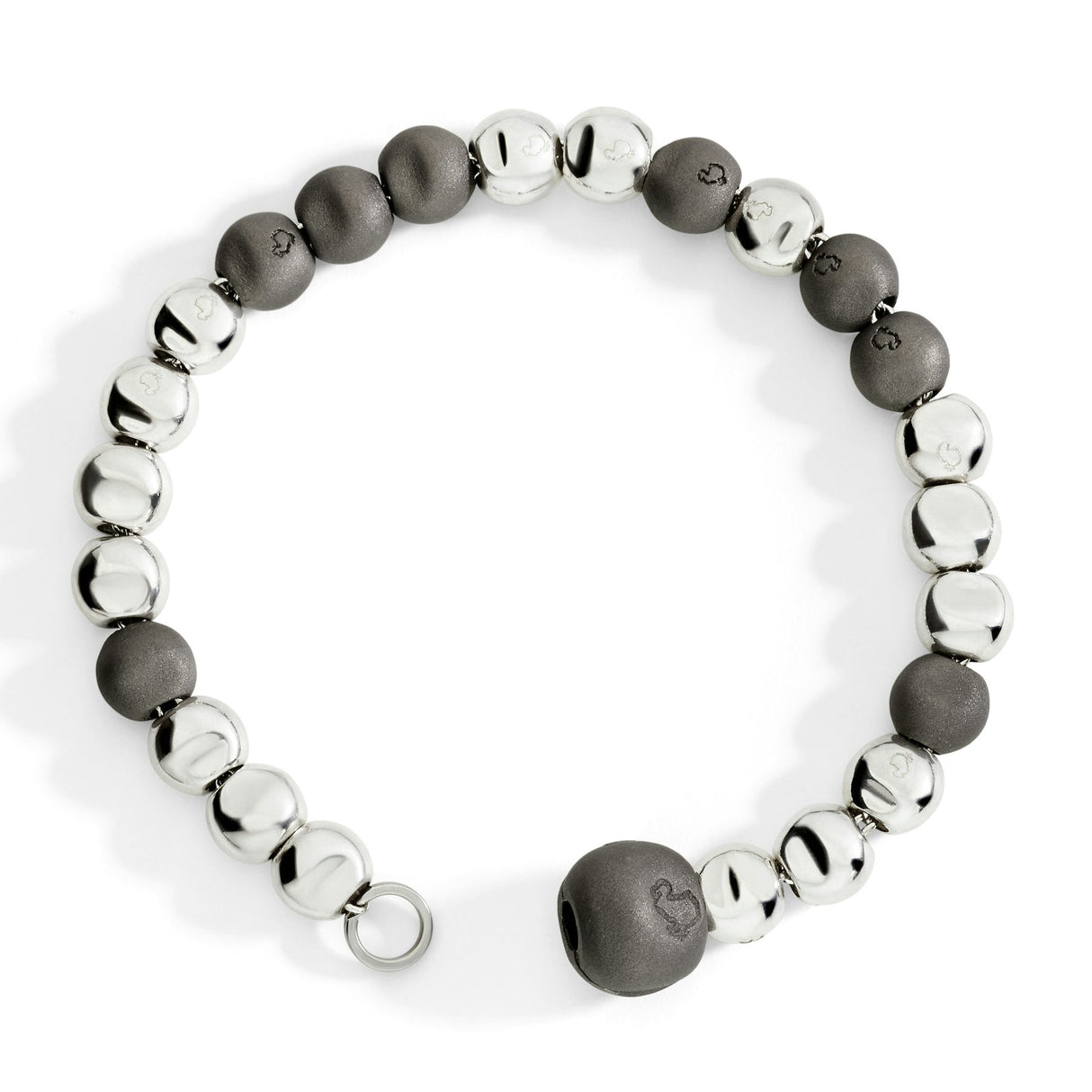 Bracciale DoDo Pepita Argento e Titanio