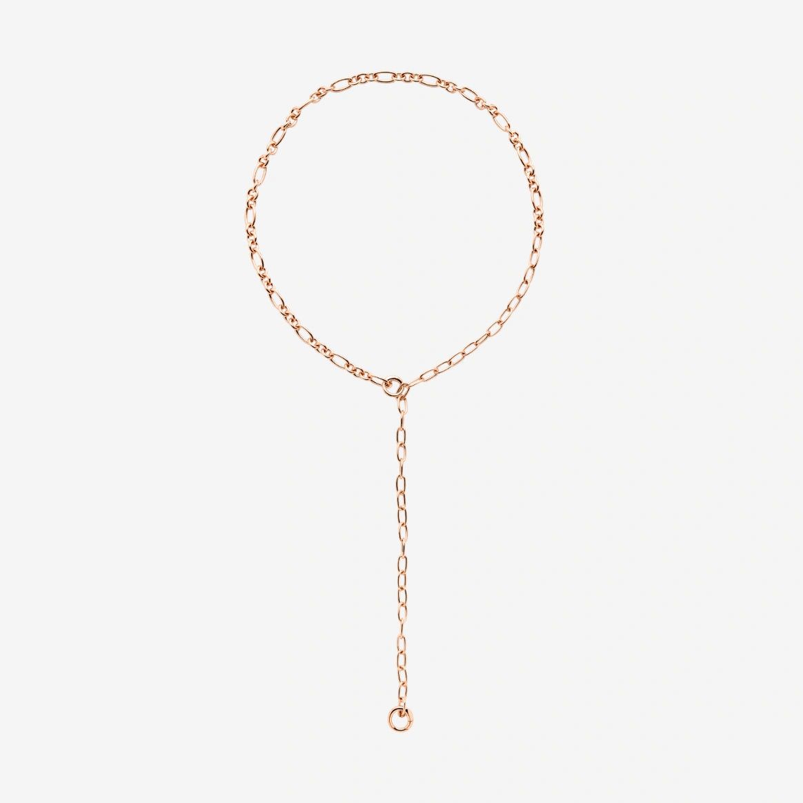 Collana DoDo Essentials Maglia Argento dorato Oro Rosa-Girocolli-DODO-Gioielleria Granarelli