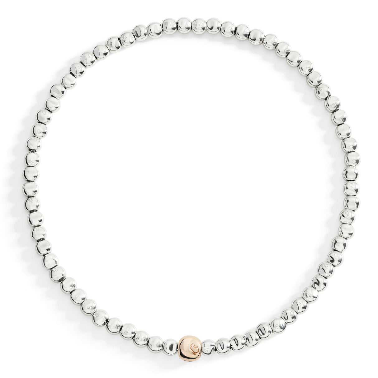 Collana DoDo Pepita Oro Rosa e Argento