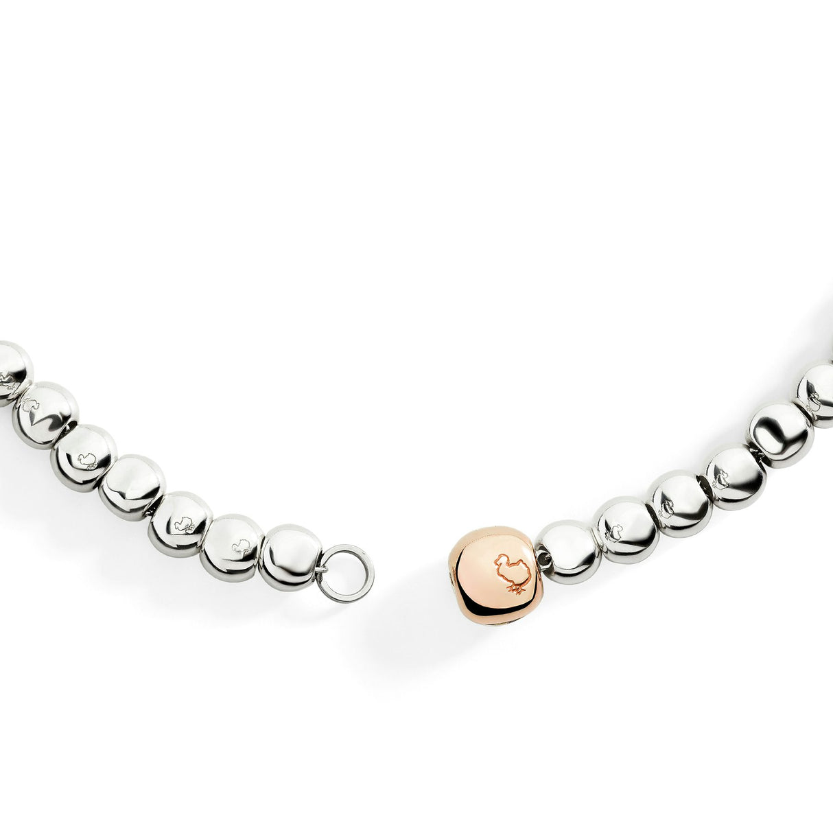 Collana DoDo Pepita Oro Rosa e Argento