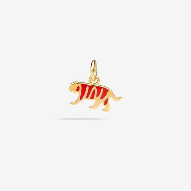 Charm DoDo Tigre Smalto Rosso-Ciondoli-DODO-Gioielleria Granarelli