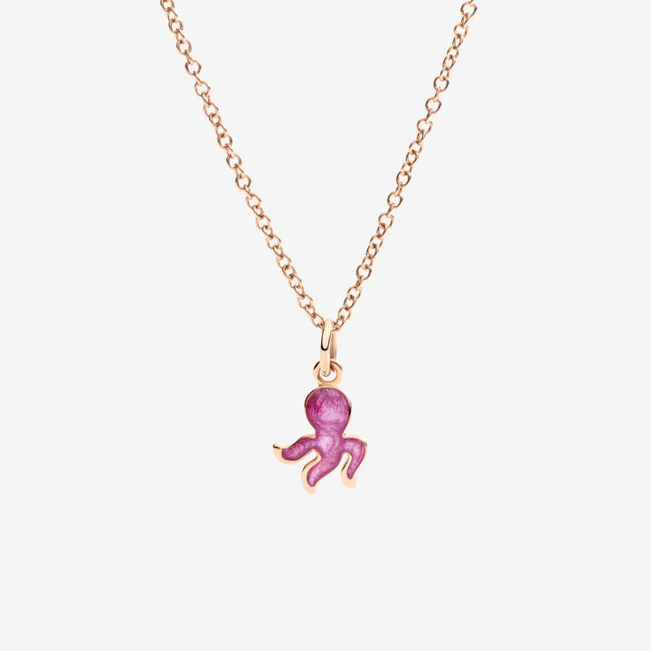 Charm dodo octopus rose gold