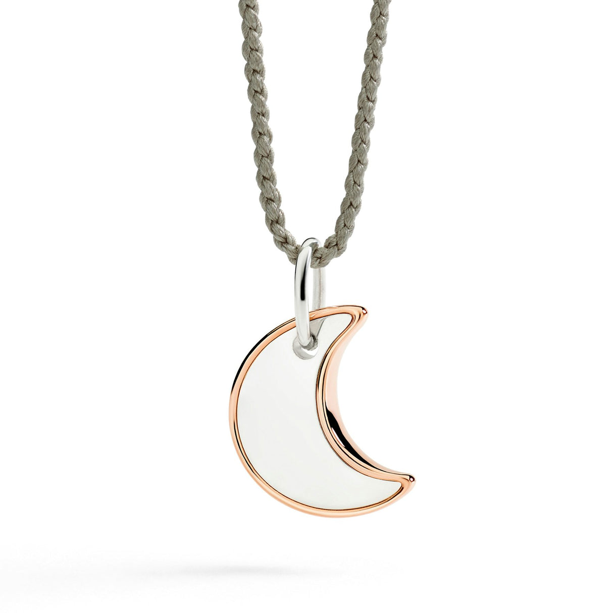 Charm XL DoDo Luna in Argento e Oro Rosa