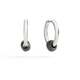 Orecchino DoDo Pepita Hoop Argento e Titanio