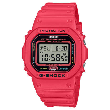 G-Shock Origin DW-5600 Rosso-Orologi-CASIO-Gioielleria Granarelli