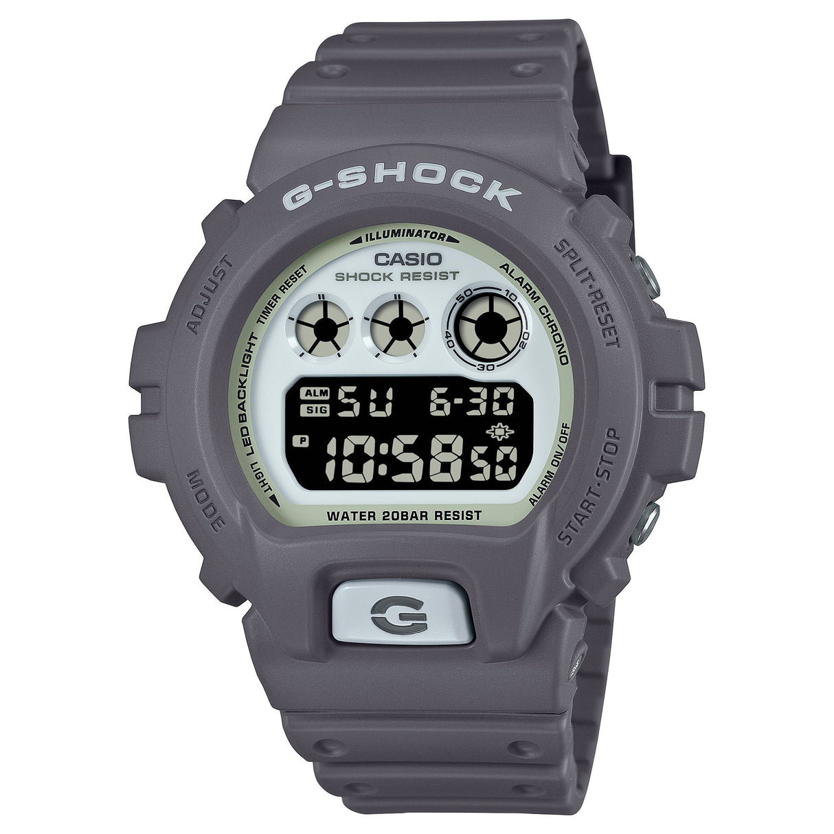 Casio Serie DW-6900 Origin Grey Grigio-Orologi-CASIO-Gioielleria Granarelli