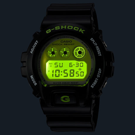 Casio Serie DW-6900 Classic Nero e Verde-Orologi-CASIO-Gioielleria Granarelli