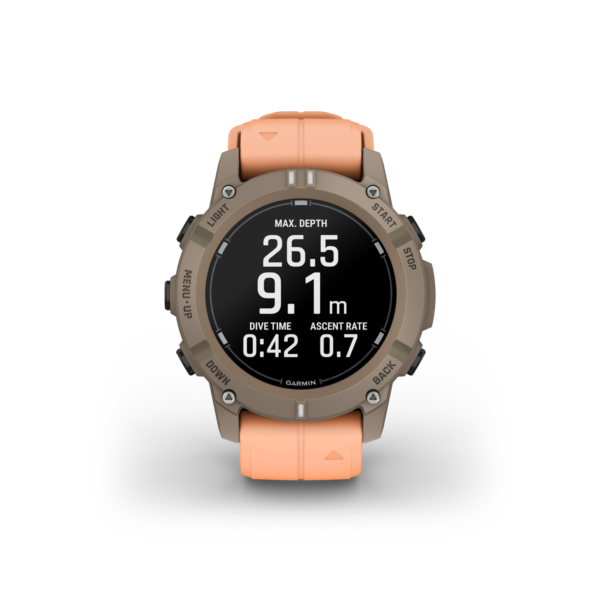 Descent™ G2 Paloma con cinturino Shell Pink-Orologi-GARMIN-Gioielleria Granarelli
