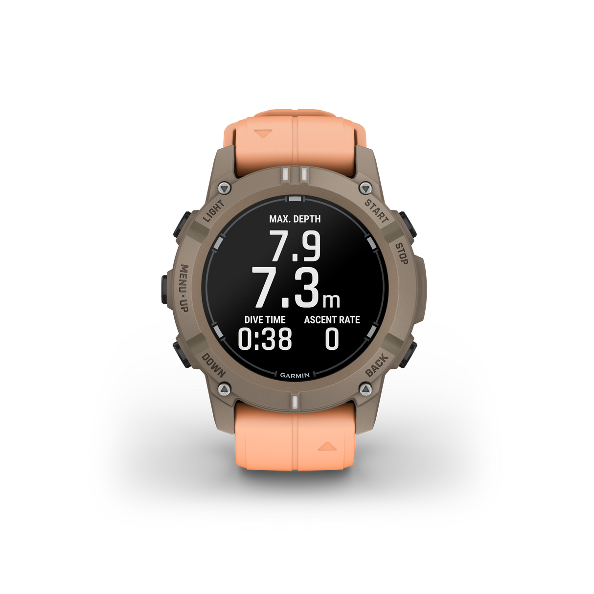 Descent™ G2 Paloma con cinturino Shell Pink-Orologi-GARMIN-Gioielleria Granarelli