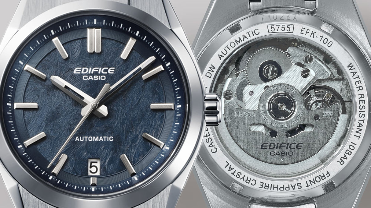 Edifice Automatico Acciaio Blu EFK-100D-2A