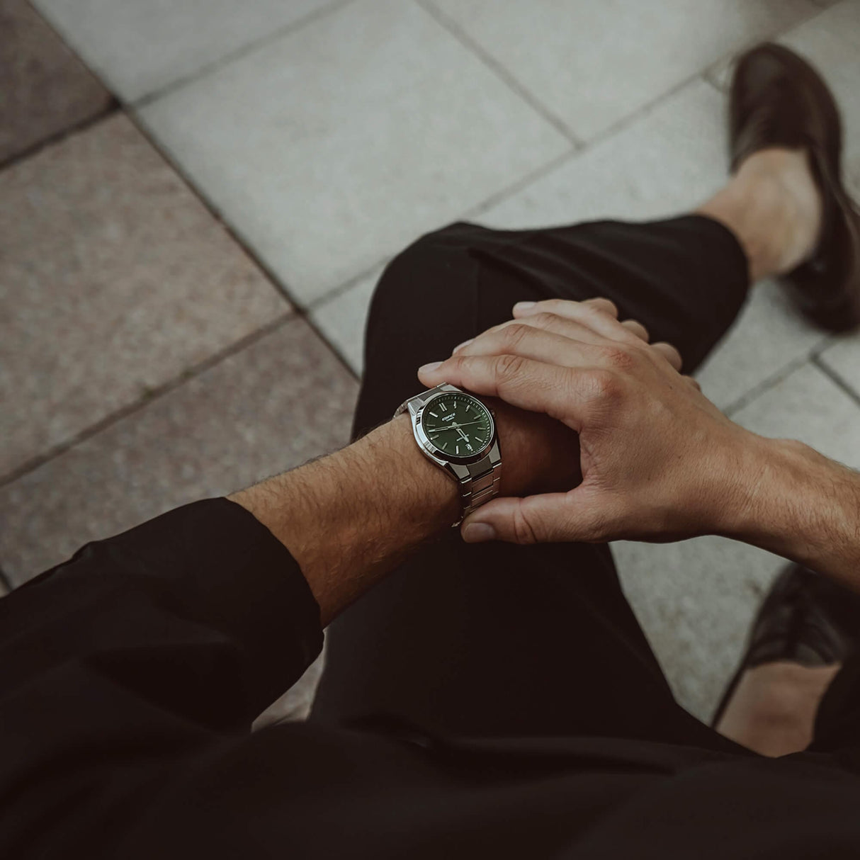Edifice Automatico Acciaio Verde EFK-100D-3A